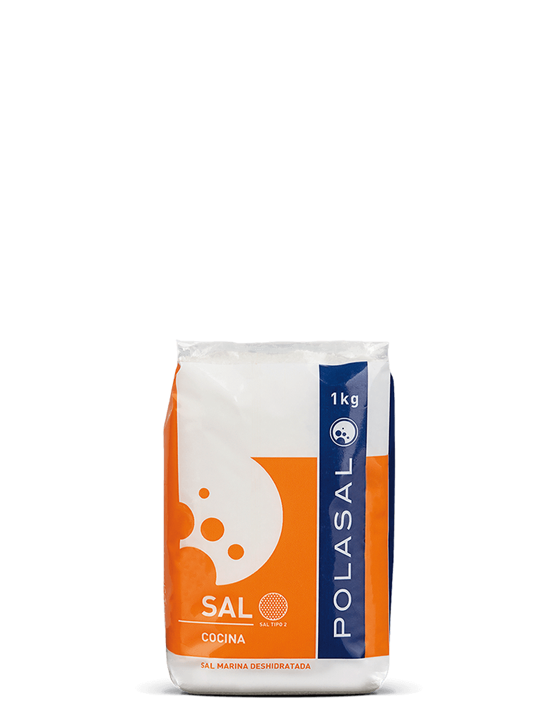 Sal de cocina Paquete sal tipo 2 1kg Polasal