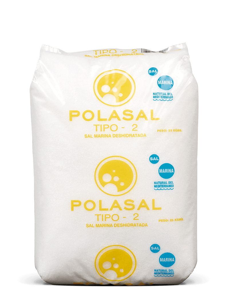 Paquete 25 kg sal tipo 2 Polasal