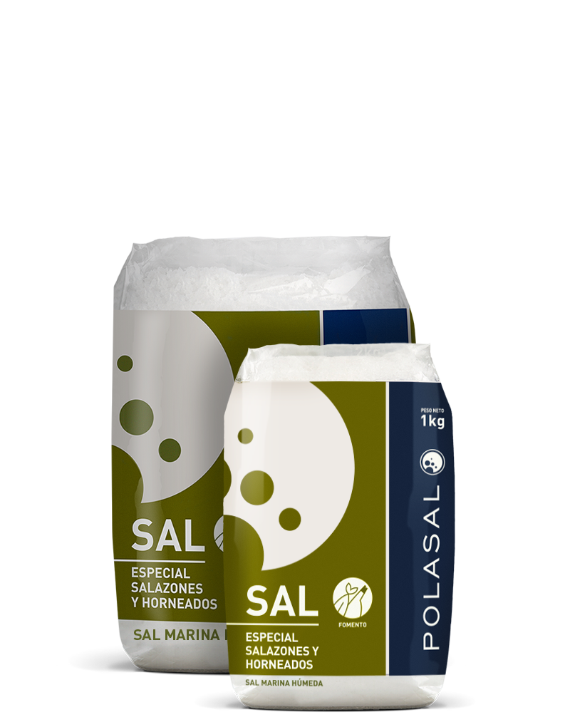 Sal húmeda gruesa Polasal 1kg y 2kg Paquete sal fomento 1kg y 2kg Polasal