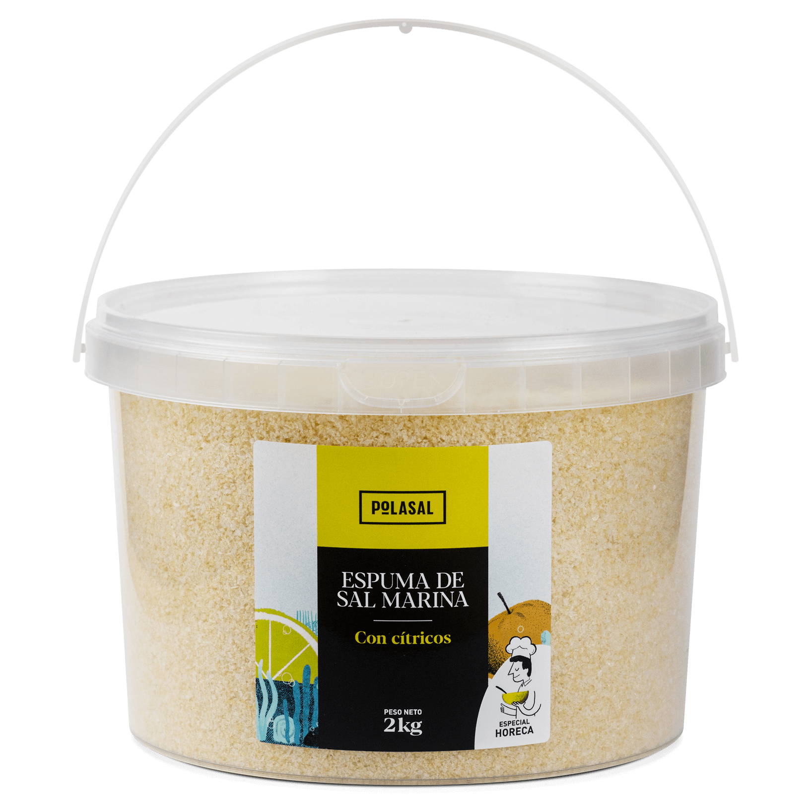 Cubo espuma cítricos 2 kg Polasal Horeca